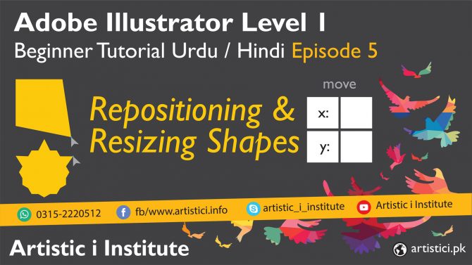 Repositioning and Resizing Shapes