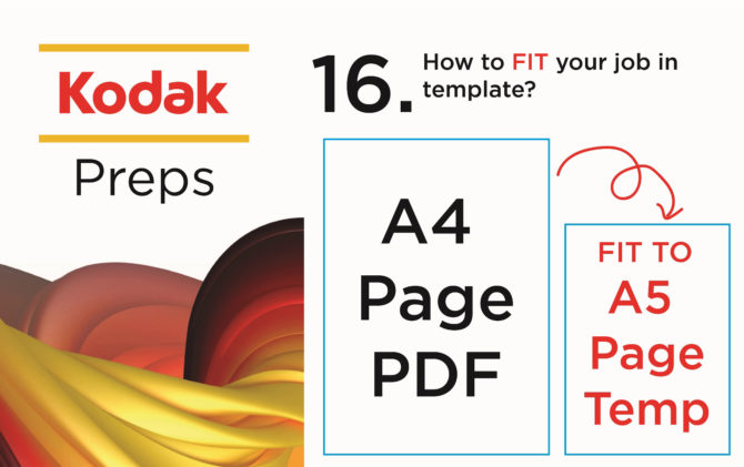 Fit your Job in Template A4 to A5