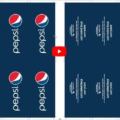 21. Pepsi Hangtag Output with Kodak Preps | Ai